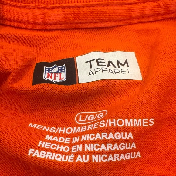 Chicago Bears Football Orange T-Shirt - Picture 5 of 6